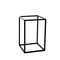 2 pcs 12" tall Matte Black Geometric Metal Stands Wedding Flower Vase Holders
